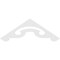 Ekena Millwork Pitch Northwest Architectural Grade PVC Gable Pediment, 72"W x 24"H x 1"P (8/12) GPP072X024X100NOR - alternate 3